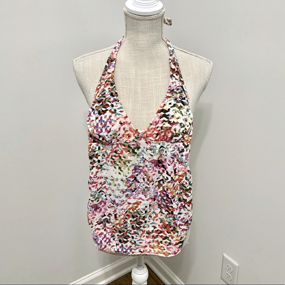 Athleta Floral Tankini Top XXS